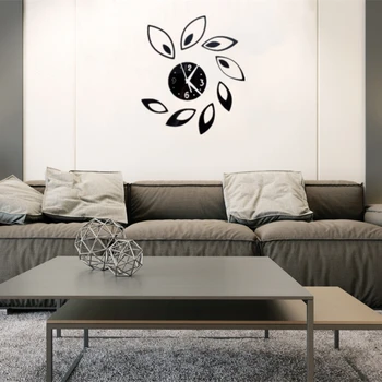Funlife Creative Rhombus Leaf Mirror Wall Clock, Modern Creative Wall Sticker Clock, Removable DIY Acrylic 3D Wall Decor Watch
Funlife Creative Rhombus Leaf Mirror Wall Clock, Modern Creative Wall Sticker Clock, Removable DIY Acrylic 3D Wall Decor Watch