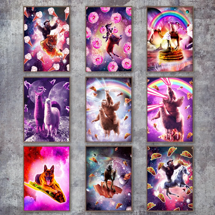 Surreal Cat Dog Llama Sloth Pizza 5D Diamond Embroidery diy diamond painting mosaic full round drill dining room snack decor
Surreal Cat Dog Llama Sloth Pizza 5D Diamond Embroidery diy diamond painting mosaic full round drill dining room snack decor