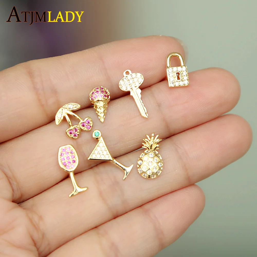 women fashion jewelry gold silver colors cherry ice cream Fruit wine design sweet charm cz earring minimal summer beach jewelry
women fashion jewelry gold silver colors cherry ice cream Fruit wine design sweet charm cz earring minimal summer beach jewelry