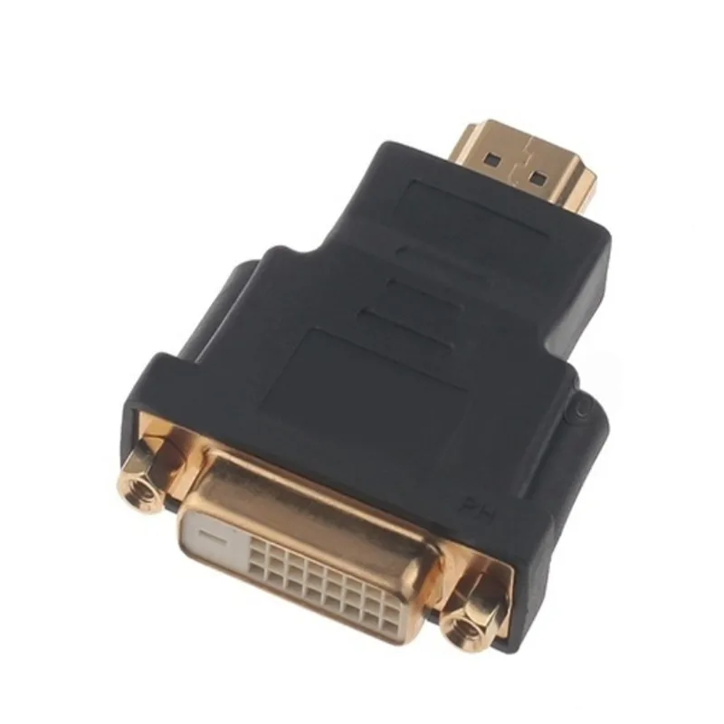 Gold Plated HDMI Male to DVI Female 24+5 DVI Converter Adapter DVI to HDMI Adapter For LCD Monitor HDTV DVD Wholesale
Gold Plated HDMI Male to DVI Female 24+5 DVI Converter Adapter DVI to HDMI Adapter For LCD Monitor HDTV DVD Wholesale