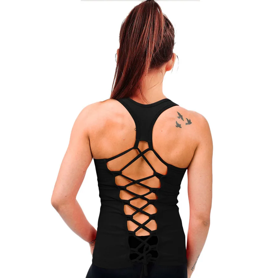 Candy Colors Backless Bandage Tank Tops Women Slim Sporting Fitness Vest 6 Styles Sexy Solid color Elastic Breathable Sleeveless
Candy Colors Backless Bandage Tank Tops Women Slim Sporting Fitness Vest 6 Styles Sexy Solid color Elastic Breathable Sleeveless