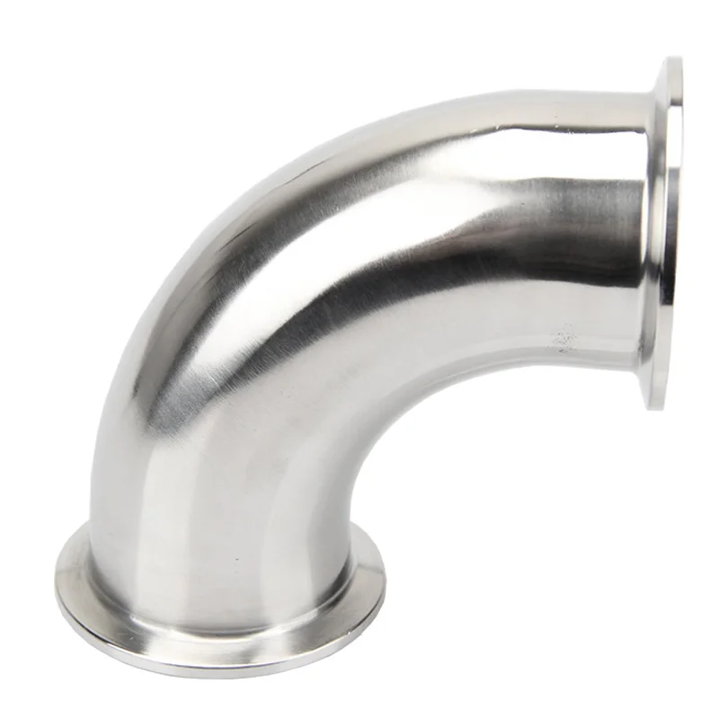 DN40 DN50 Stainless Steel 304 Sanitary Tri Clamp Elbow, Ferrule Elbow 90 degree For Pipe Fitting Homebrew
DN40 DN50 Stainless Steel 304 Sanitary Tri Clamp Elbow, Ferrule Elbow 90 degree For Pipe Fitting Homebrew