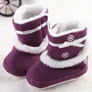High quality Baby Boots Flock Shoes Winter Prewalker Soft Rubber Soled Newborn Todder Bow Snow Boots Warm Child First Walkers
High quality Baby Boots Flock Shoes Winter Prewalker Soft Rubber Soled Newborn Todder Bow Snow Boots Warm Child First Walkers