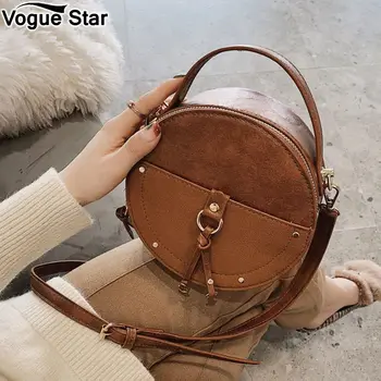 2019 PU Leather Shoulder Bags Ladies Small Handbags Mini Tote Vintage Scrub Leather Round Designer Crossbody Bag For Women M271
2019 PU Leather Shoulder Bags Ladies Small Handbags Mini Tote Vintage Scrub Leather Round Designer Crossbody Bag For Women M271