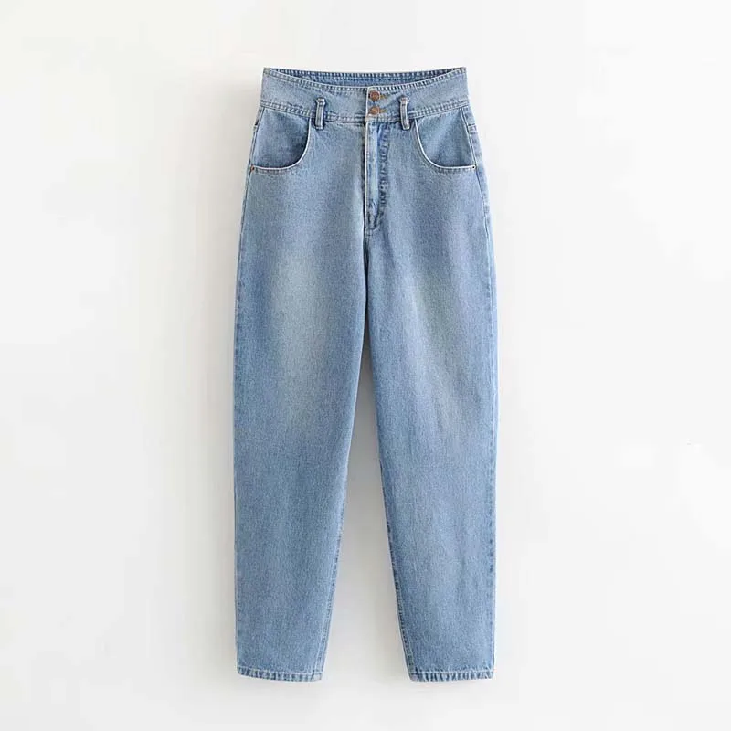 2019 Spring Autumn Fashion women pants female loose casual blue Jeans Ankle-length trousers
2019 Spring Autumn Fashion women pants female loose casual blue Jeans Ankle-length trousers