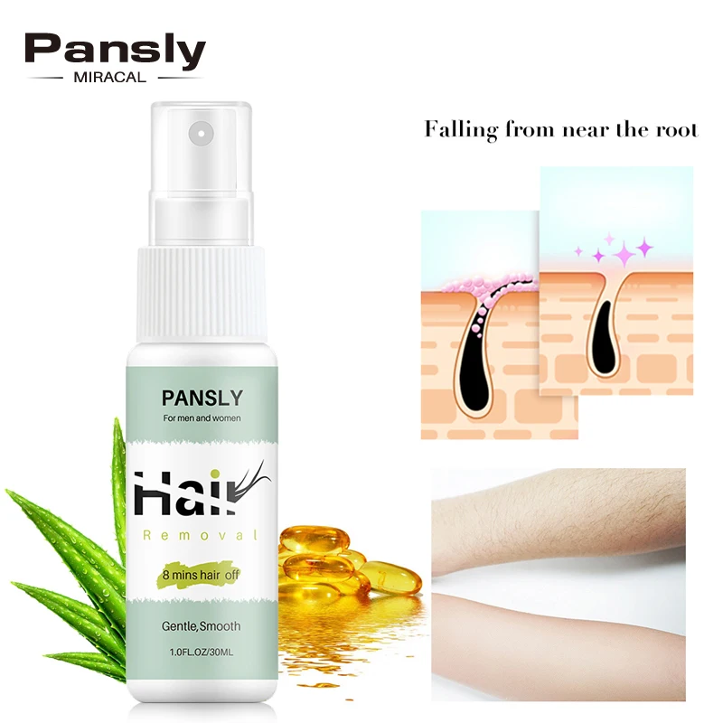 Pansly 30ml Painless Hair Removal Cream Face Body Hair Remover Spray Beard Bikini Legs Armpit Hair Depilatory 8 mins Hair off
Pansly 30ml Painless Hair Removal Cream Face Body Hair Remover Spray Beard Bikini Legs Armpit Hair Depilatory 8 mins Hair off