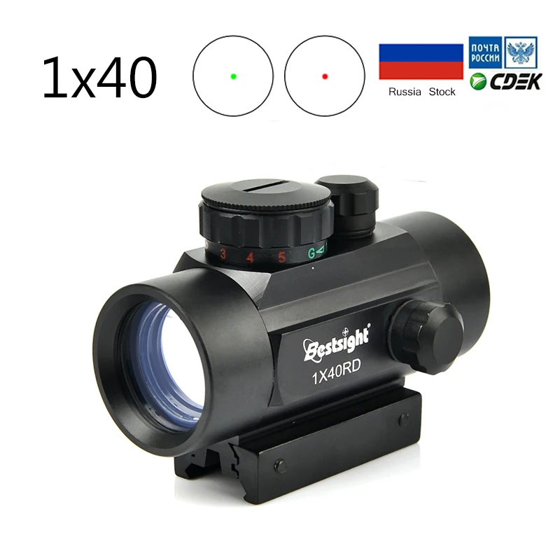 1X40 Optics Rifle scope Red Green Dot Sight Illuminated Rangefinder Hunting For Hunting Scope With 11/20mm Weaver Rail
1X40 Optics Rifle scope Red Green Dot Sight Illuminated Rangefinder Hunting For Hunting Scope With 11/20mm Weaver Rail