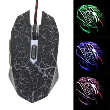 2.4Ghz Colorful Backlight Gaming Mouse Adjustable DPI 4000 6 Buttons LED Optical USB Wired Mouse Mice For PC Laptop Notebook Hot
2.4Ghz Colorful Backlight Gaming Mouse Adjustable DPI 4000 6 Buttons LED Optical USB Wired Mouse Mice For PC Laptop Notebook Hot