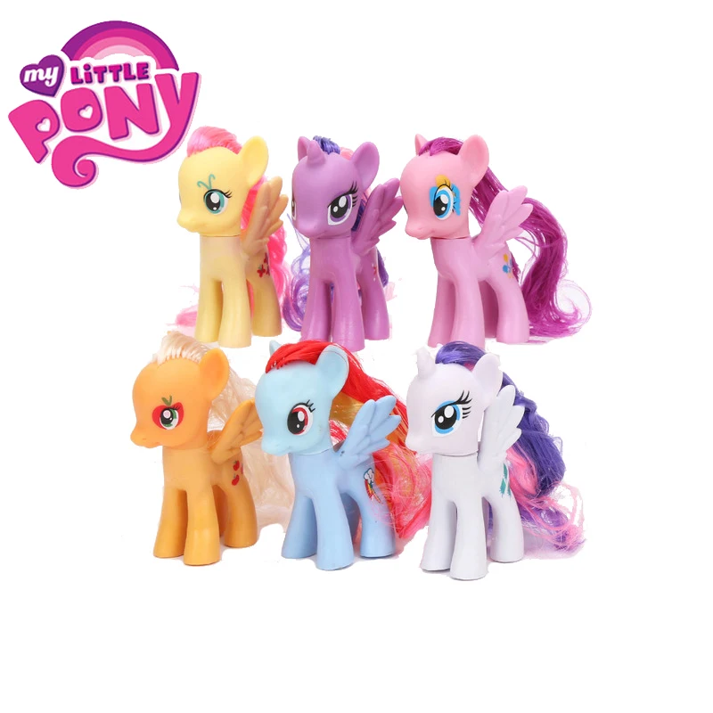 6 pcs/set My Little Pony Toys Set Friendship is Magic Rainbow Dash Twilight Sparkle Pinkie Pie Rarity PVC Action Figures Dolls
6 pcs/set My Little Pony Toys Set Friendship is Magic Rainbow Dash Twilight Sparkle Pinkie Pie Rarity PVC Action Figures Dolls