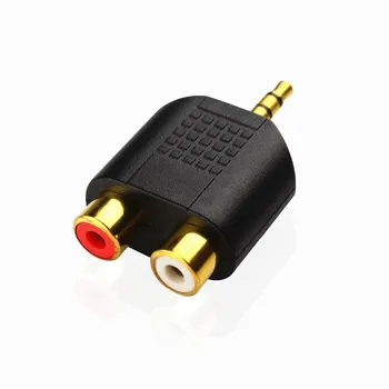 10pcs/lot 3.5mm Stereo Male To 2X RCA Female Adapter Male Jack Out Plug To 2 RCA Female Splitter Adapter
10pcs/lot 3.5mm Stereo Male To 2X RCA Female Adapter Male Jack Out Plug To 2 RCA Female Splitter Adapter