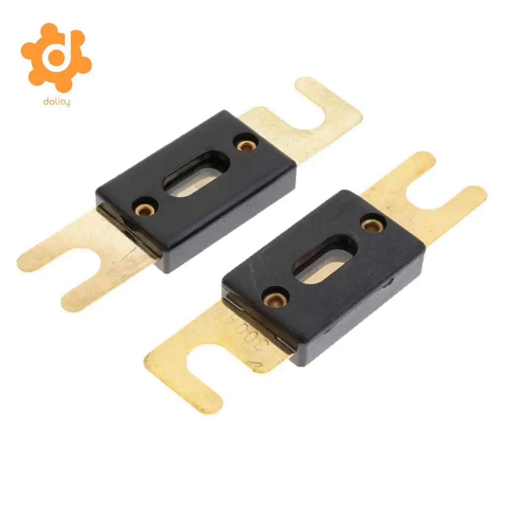 12 Pieces Car Stereo Audio Electrical Flat ANL Blade Fuse 300AMP Gold Plated