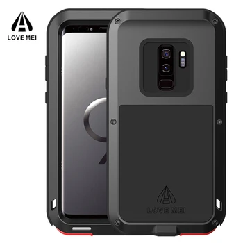 Love Mei for Galaxy S9 Plus Case Proof Metal Armor Shockproof Case for Samsung S9 Plus Aluminum Cover for Samsung Galaxy S9 Case
Love Mei for Galaxy S9 Plus Case Proof Metal Armor Shockproof Case for Samsung S9 Plus Aluminum Cover for Samsung Galaxy S9 Case