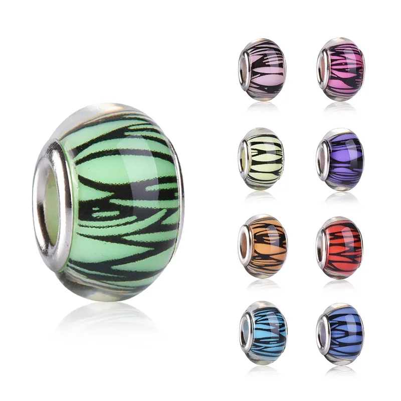 Simple Stripe Line Round Silver Plated Buckle Resin Plastic Bead Charm fit for Pandora DIY Jewelry Bracelet Necklace Snake Chain
Simple Stripe Line Round Silver Plated Buckle Resin Plastic Bead Charm fit for Pandora DIY Jewelry Bracelet Necklace Snake Chain