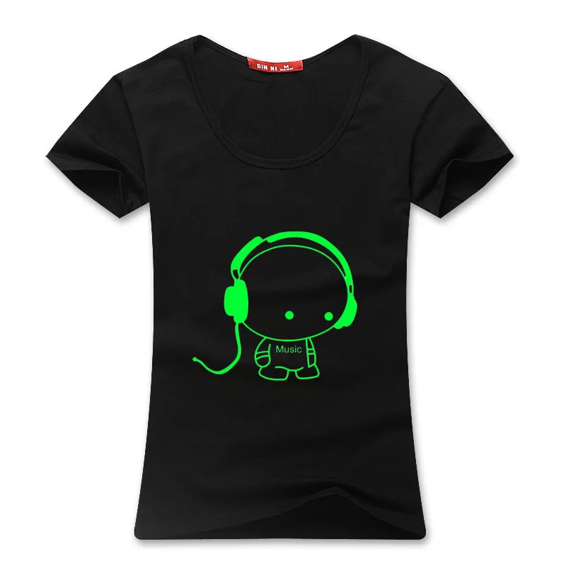 girl Summer Noctilucent Short sleeved clothes students clothing dance night shining clothing ghost dance Headset Male t-shirts
girl Summer Noctilucent Short sleeved clothes students clothing dance night shining clothing ghost dance Headset Male t-shirts