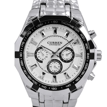 CURREN Mens Watches Top Brand Luxury Men Military Watch Full Steel Men Sports Watches Quartz Male Wristwatches relogio masculino
CURREN Mens Watches Top Brand Luxury Men Military Watch Full Steel Men Sports Watches Quartz Male Wristwatches relogio masculino