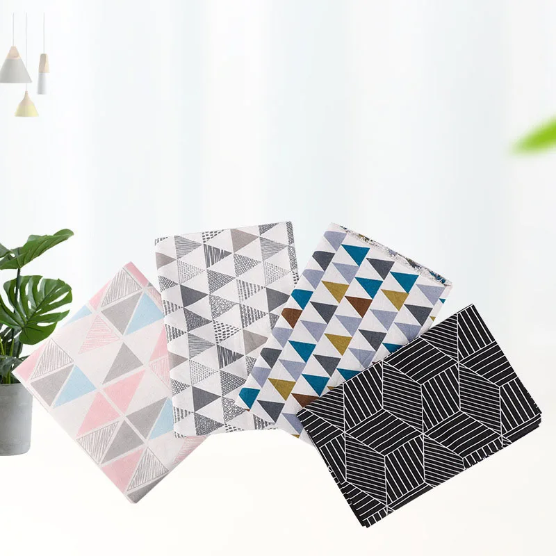 50X145cm Printed Linen Fabric Nordic Style Geometric Pattern DIY Home Decor Table Cloth Curtain Cloth Cushion Cover Material
50X145cm Printed Linen Fabric Nordic Style Geometric Pattern DIY Home Decor Table Cloth Curtain Cloth Cushion Cover Material
