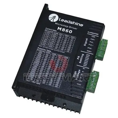 DHL/EMS 2 LOTS Leadshine M860 2/4 Phase Analog Hybrid Stepper Motor Driver, 24-72VDC, 1.8-7.2A
DHL/EMS 2 LOTS Leadshine M860 2/4 Phase Analog Hybrid Stepper Motor Driver, 24-72VDC, 1.8-7.2A