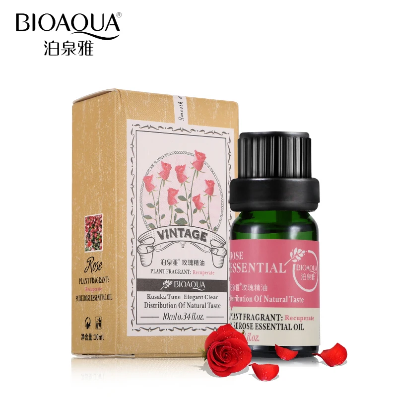 Эфирные масла марки BIOAQUA Чистый Розовый ароматизатор увлажняющий крем для кожи