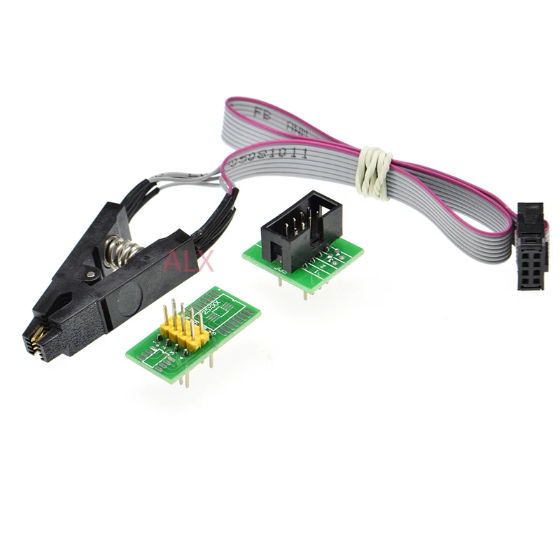SOIC8 SOP8 FLASH CHIP IC Test Clips Socket Adpter BIOS/24/25/93 Programmer 24C W25Q SOP8 TO DIP8 SPI BIOS FLASH
SOIC8 SOP8 FLASH CHIP IC Test Clips Socket Adpter BIOS/24/25/93 Programmer 24C W25Q SOP8 TO DIP8 SPI BIOS FLASH