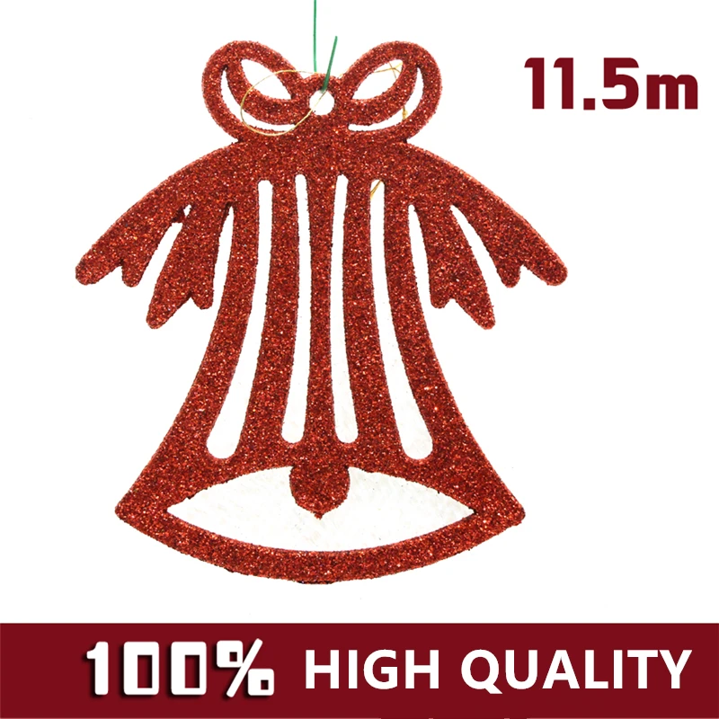 1 PC Gold Powder Plastic Small Bell Christmas Decorations Xmas Tree Present Adornments DIY Party Production Accessories
1 PC Gold Powder Plastic Small Bell Christmas Decorations Xmas Tree Present Adornments DIY Party Production Accessories