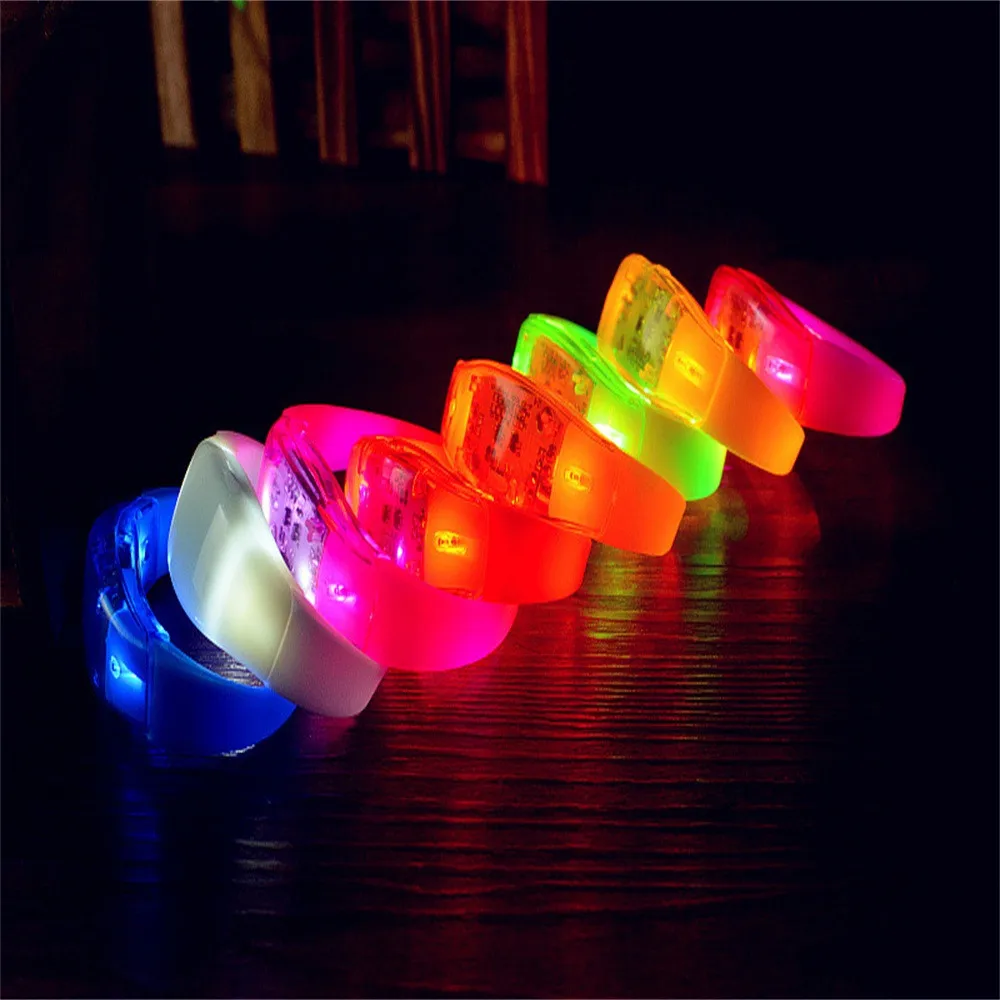 New High quality colorful LED Light Voice Control Bracelet Bangle Sound Activated For Party Rave Concert night life gifts cool
New High quality colorful LED Light Voice Control Bracelet Bangle Sound Activated For Party Rave Concert night life gifts cool