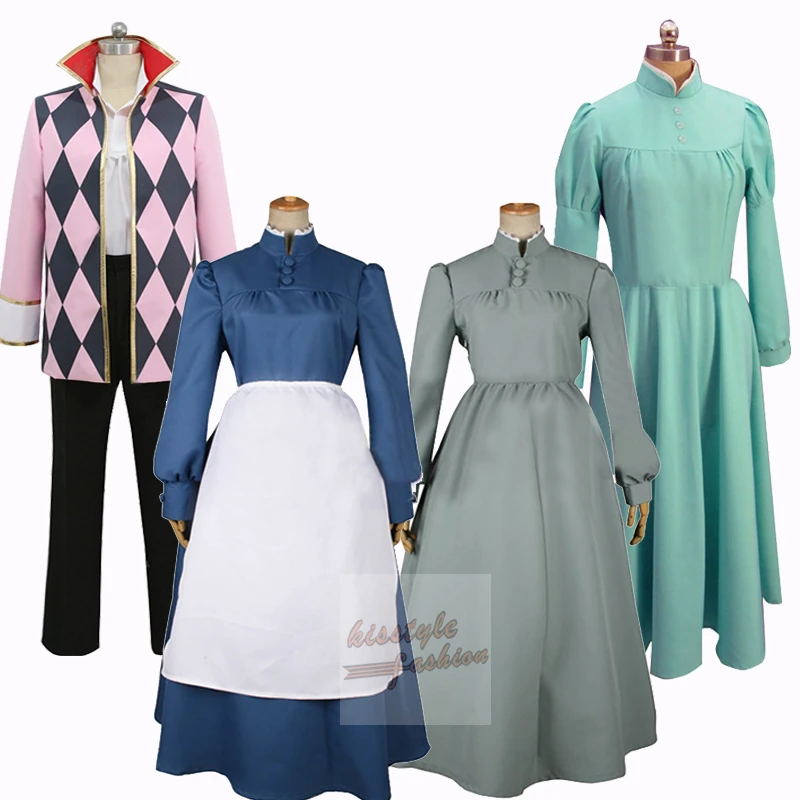 Howl's Moving Castle Sophie Hatter Wizard Howl Group of Characters Anime Cosplay Costume,Customized Accepted
Howl's Moving Castle Sophie Hatter Wizard Howl Group of Characters Anime Cosplay Costume,Customized Accepted