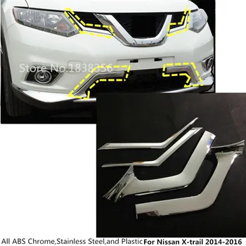 For Nissan X-Trail Xtrail T32/Rogue 2014 2015 2016 ABS Chrome Trim Front Upper Grid Grill Grille License Plate Stick Frame 4pcs
For Nissan X-Trail Xtrail T32/Rogue 2014 2015 2016 ABS Chrome Trim Front Upper Grid Grill Grille License Plate Stick Frame 4pcs