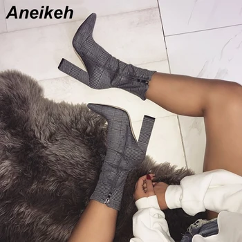 Aneikeh Fashion Ankle Elastic Sock Boots Chunky High Heels Stretch Women Sexy Booties With Pointed Toe Chelsea Boots 
Aneikeh Fashion Ankle Elastic Sock Boots Chunky High Heels Stretch Women Sexy Booties With Pointed Toe Chelsea Boots