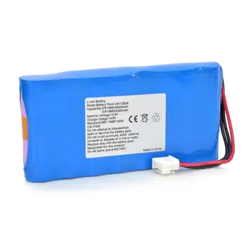 best 5200mAH NEW ECG battery for COMEN CM-1200A CM1200 ICR18650 JHT-99D-00