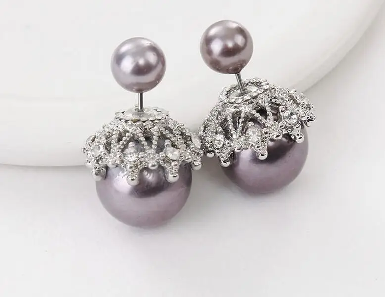 SBY1661 New Fashion Amazing Hot Sale Elegent Pearl Double Ball Stud Earrings Woman Jewelry 
SBY1661 New Fashion Amazing Hot Sale Elegent Pearl Double Ball Stud Earrings Woman Jewelry