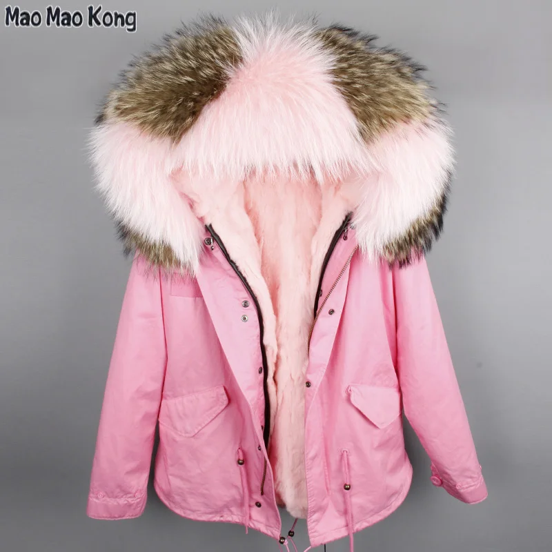Detachable parka 2019 new parka real fur coat winter jacket women natural raccoon fur collar warm thick rabbit fur liner
Detachable parka 2019 new parka real fur coat winter jacket women natural raccoon fur collar warm thick rabbit fur liner