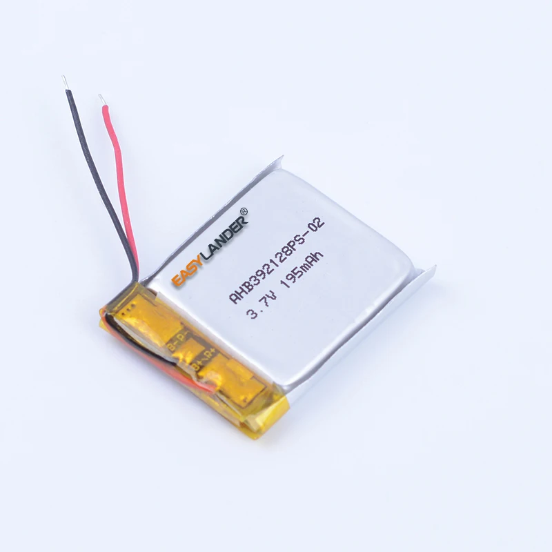 392128 3.7V 195mAh Rechargeable Li-Polymer Li-ion Battery For JAB Bluetooth headset Logitech Wireless Headset AHB392128PS-02 mp3
392128 3.7V 195mAh Rechargeable Li-Polymer Li-ion Battery For JAB Bluetooth headset Logitech Wireless Headset AHB392128PS-02 mp3