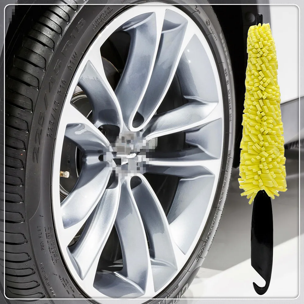 Car Wheel Wash Brush Rim Tire Washing Auto Tool for Infiniti QX50 Q QX80 Q50 Prototype QX30 Q60 Q70 Synaptiq Q80 IPL FX | Автомобили и