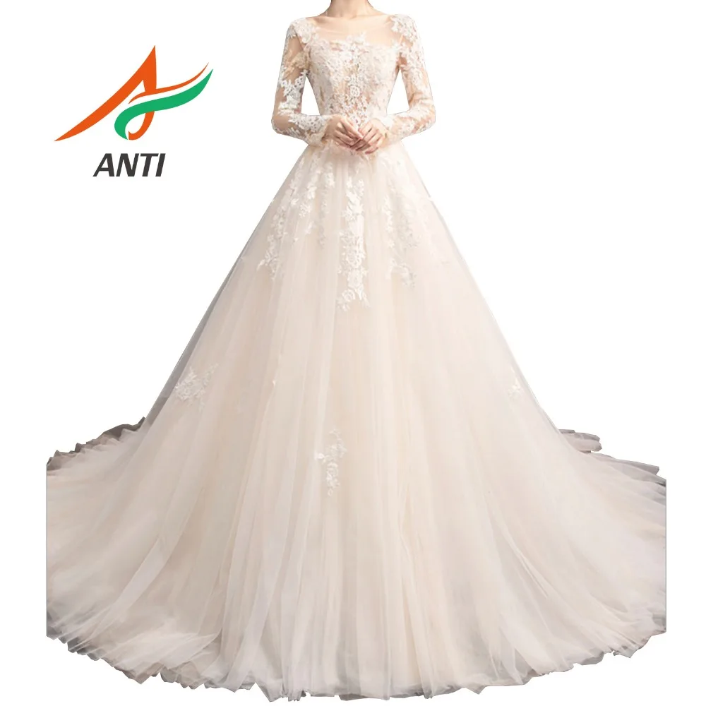 ANTI Elegant White Wedding Dress 2019 Backless Appliques Bride Bridal Gown Vestido De Noiva Casamento Robe De Mariage In Stock
ANTI Elegant White Wedding Dress 2019 Backless Appliques Bride Bridal Gown Vestido De Noiva Casamento Robe De Mariage In Stock