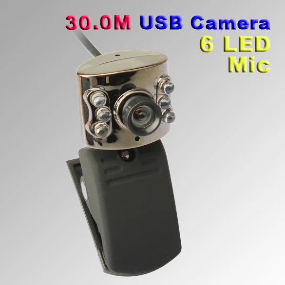 Hot 30.0 Mega Pixel USB 2.0 Camera Webcam + 6 Led Light Dimmer 30M HD Web Cam With Mic Microphone for PC Computer Laptop Desktop
Hot 30.0 Mega Pixel USB 2.0 Camera Webcam + 6 Led Light Dimmer 30M HD Web Cam With Mic Microphone for PC Computer Laptop Desktop