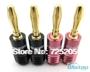 Banana Plug High Purity Copper Terminal 4N OFC conductor 24K gold plating OD8mm First Choice for Your HIFI DIY
Banana Plug High Purity Copper Terminal 4N OFC conductor 24K gold plating OD8mm First Choice for Your HIFI DIY