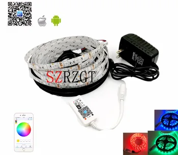 RGB LED Strip 5050 WiFi Controller Set, 5M RGB Flexible LED Light + WiFi RGB Controller + Power Adapte
RGB LED Strip 5050 WiFi Controller Set, 5M RGB Flexible LED Light + WiFi RGB Controller + Power Adapte
