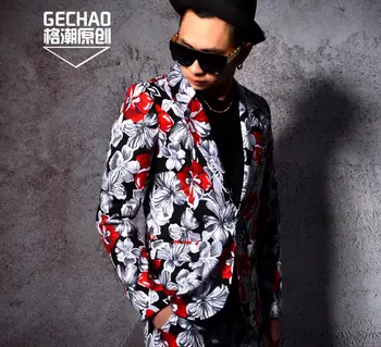 M-5XL ! New arrival Men's dress nightclub bar men singers fashion slim flowers coat hairdresser formal dress stage costumes !
M-5XL ! New arrival Men's dress nightclub bar men singers fashion slim flowers coat hairdresser formal dress stage costumes !