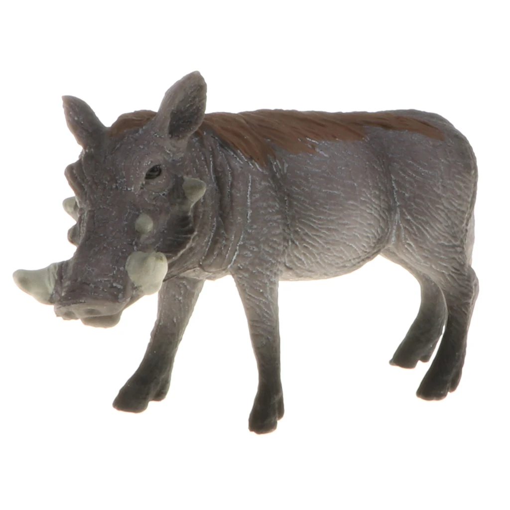 Plastic Realistic Wildlife Jungle Forest Animals Boar Action Figure Toys Playset, Eduactional Toys For Kids Toddler Collectibles