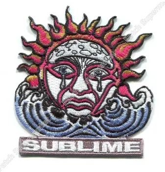 3.5" SUBLIME crying sun music Embroidered iron on patches for clothing American ska punk band collector cosplay halloween
3.5" SUBLIME crying sun music Embroidered iron on patches for clothing American ska punk band collector cosplay halloween
