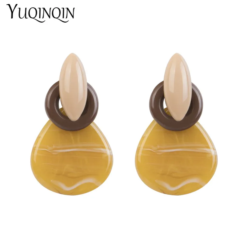 Trendy Big Long Geometric Water Drop Resin Earrings Women Fashion Jewelry Dangle Circle Acrylic Earring for Girls Party Brincos
Trendy Big Long Geometric Water Drop Resin Earrings Women Fashion Jewelry Dangle Circle Acrylic Earring for Girls Party Brincos