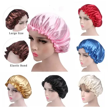 Elastic Band Silk Satin Night Sleep Shower Cap Hair Care Beauty Bonnet Hat Head Cove
Elastic Band Silk Satin Night Sleep Shower Cap Hair Care Beauty Bonnet Hat Head Cove