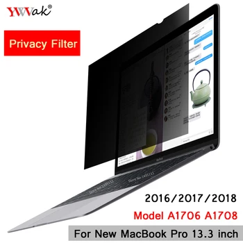 For 2016/2017/2018 New MacBook Pro 13.3 inch Touch Bar Model A1706 A1708, Privacy Filter Screens Protective film (299mm*195mm)
For 2016/2017/2018 New MacBook Pro 13.3 inch Touch Bar Model A1706 A1708, Privacy Filter Screens Protective film (299mm*195mm)