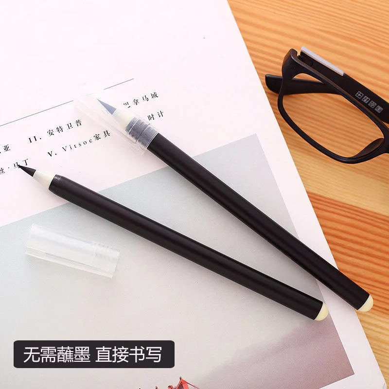 Deli Criativa Cute New Brush Soft Brush Type Pen Caneta Calligraphy Pens Without ink For Writing Practice Kids Gift Stationery
Deli Criativa Cute New Brush Soft Brush Type Pen Caneta Calligraphy Pens Without ink For Writing Practice Kids Gift Stationery