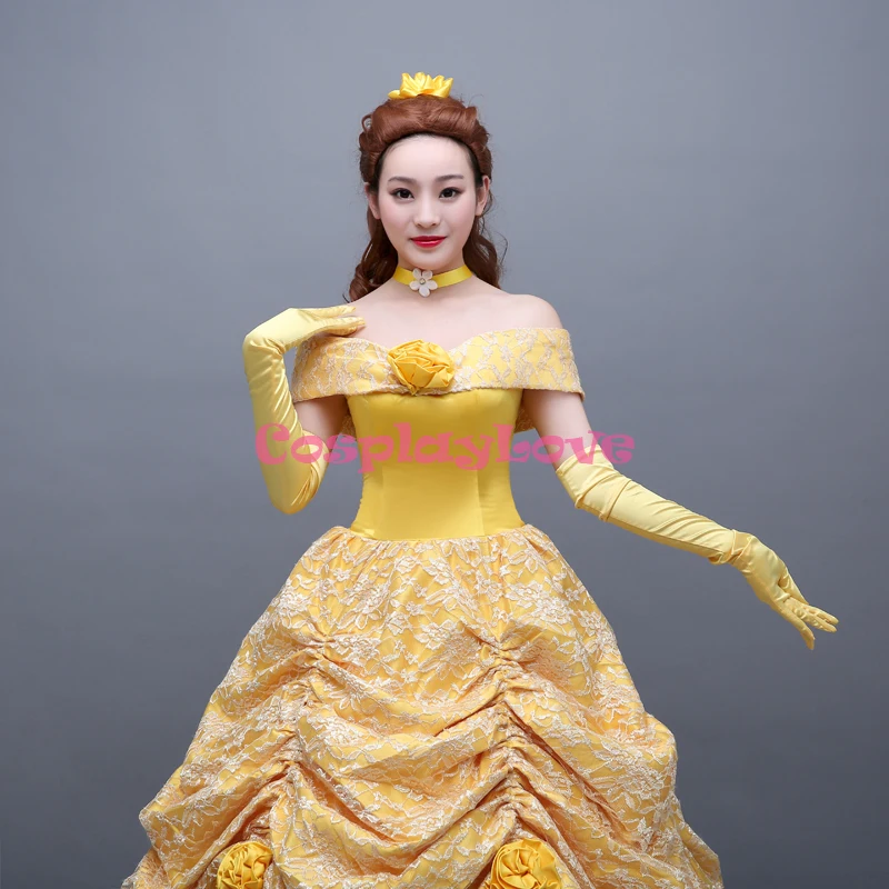CosplayLove Custom Made Beauty and the Beast Cosplay Belle Princess Cosplay Dress Cosplay Costume For Kid Adult Women (11)