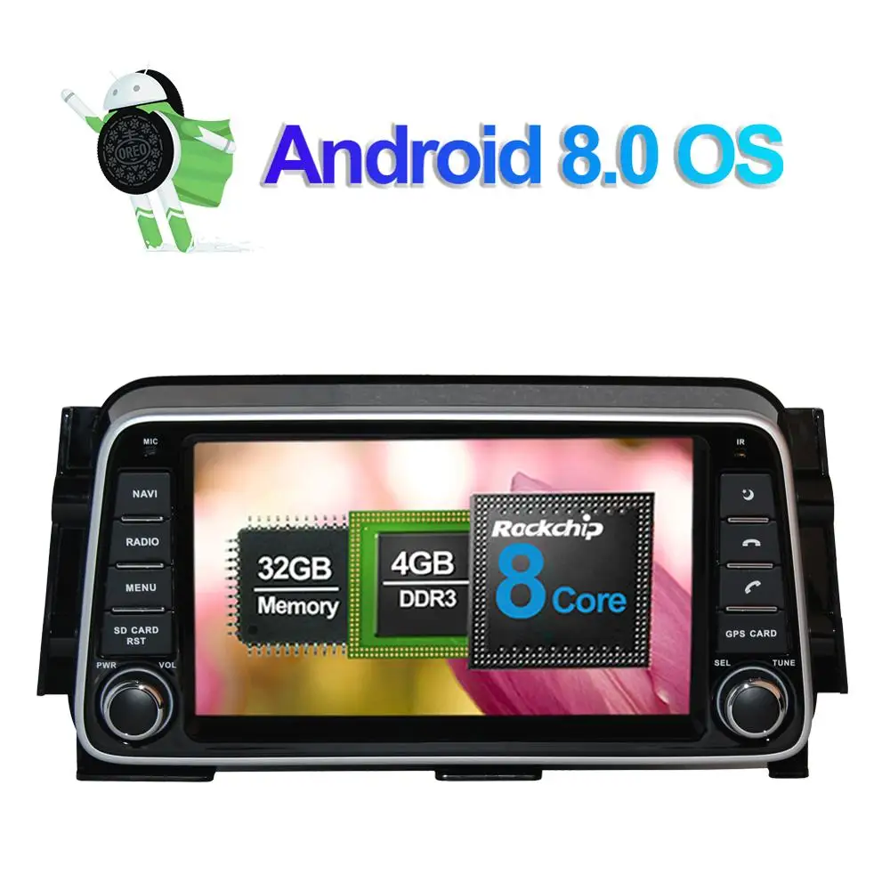 Android 9 0 Восьмиядерный 4 Гб RAM Автомобильный мультимедийный плеер с gps навигацией