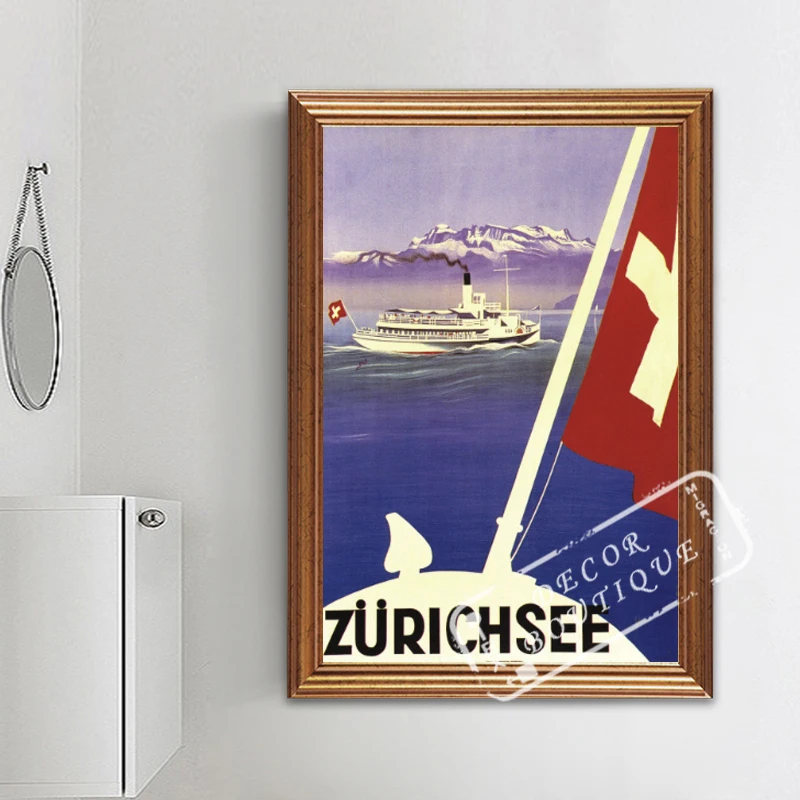 Vintage Advertising Poster Switzerland Zurich Classic Canvas Paintings Vintage Wall Posters Stickers Home Decor Gift
Vintage Advertising Poster Switzerland Zurich Classic Canvas Paintings Vintage Wall Posters Stickers Home Decor Gift