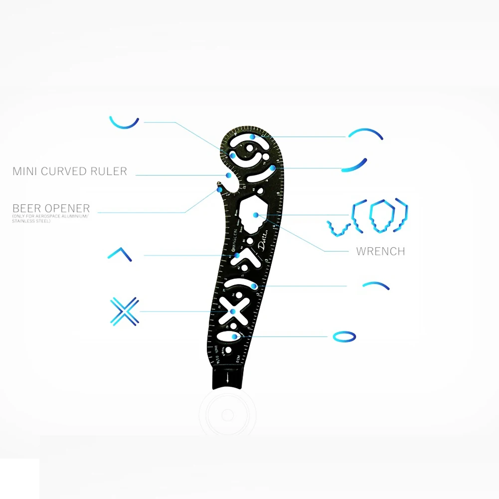 Tool Magnetic Stationery Versatile Measurement Drawing Ruler Stainless Steel Multi Function All In One Mini Wrench For EDC
Tool Magnetic Stationery Versatile Measurement Drawing Ruler Stainless Steel Multi Function All In One Mini Wrench For EDC