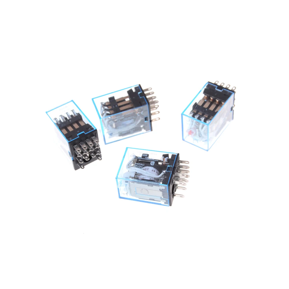 NEW high quality LED MY4 General Purpose Relay 14pins relais 12V 24V 110V 220V MY4NJ relay switch
NEW high quality LED MY4 General Purpose Relay 14pins relais 12V 24V 110V 220V MY4NJ relay switch