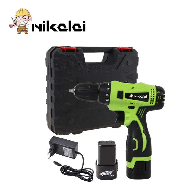 16.8V Multi-function screwdriver with extra Lithium Battery suitcase electric drill Hole opener electric screwdriver power tools
16.8V Multi-function screwdriver with extra Lithium Battery suitcase electric drill Hole opener electric screwdriver power tools